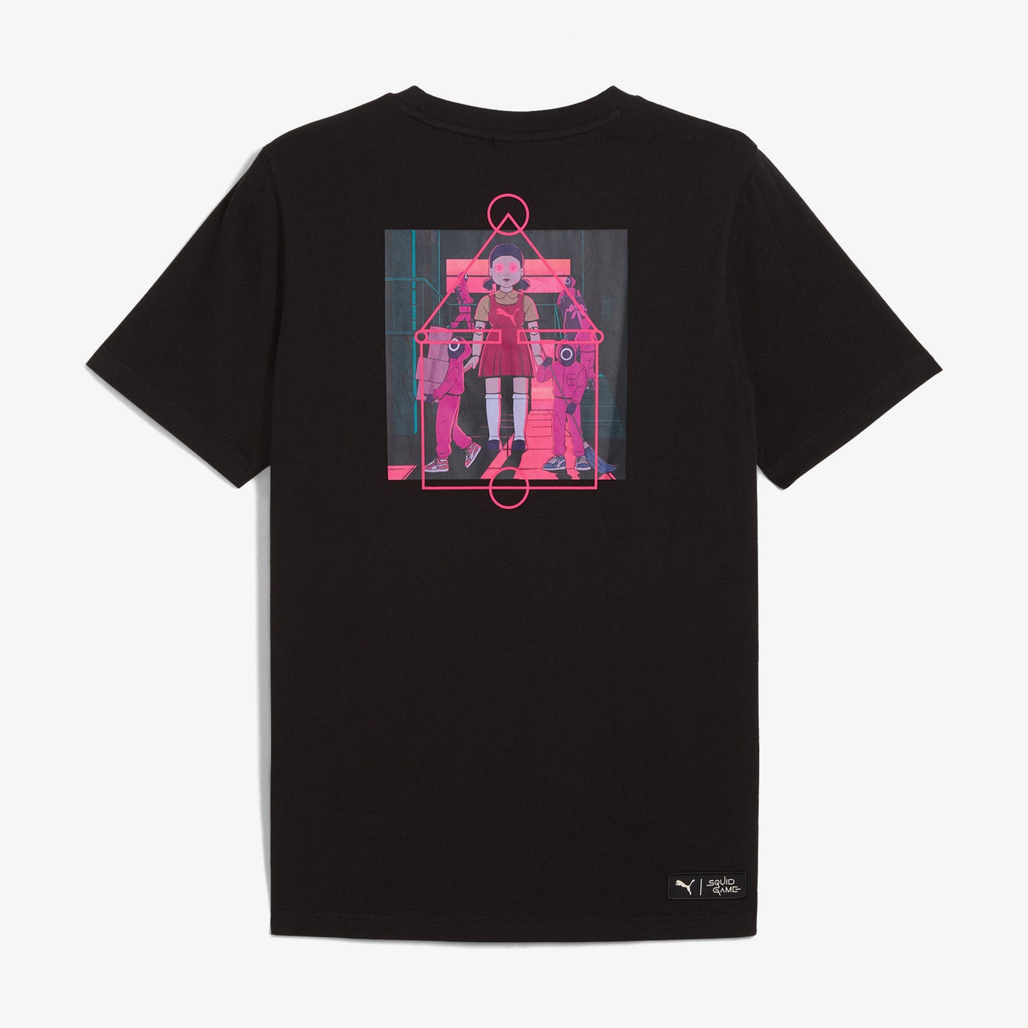 Puma X Squid Game Erkek Siyah T-shirt