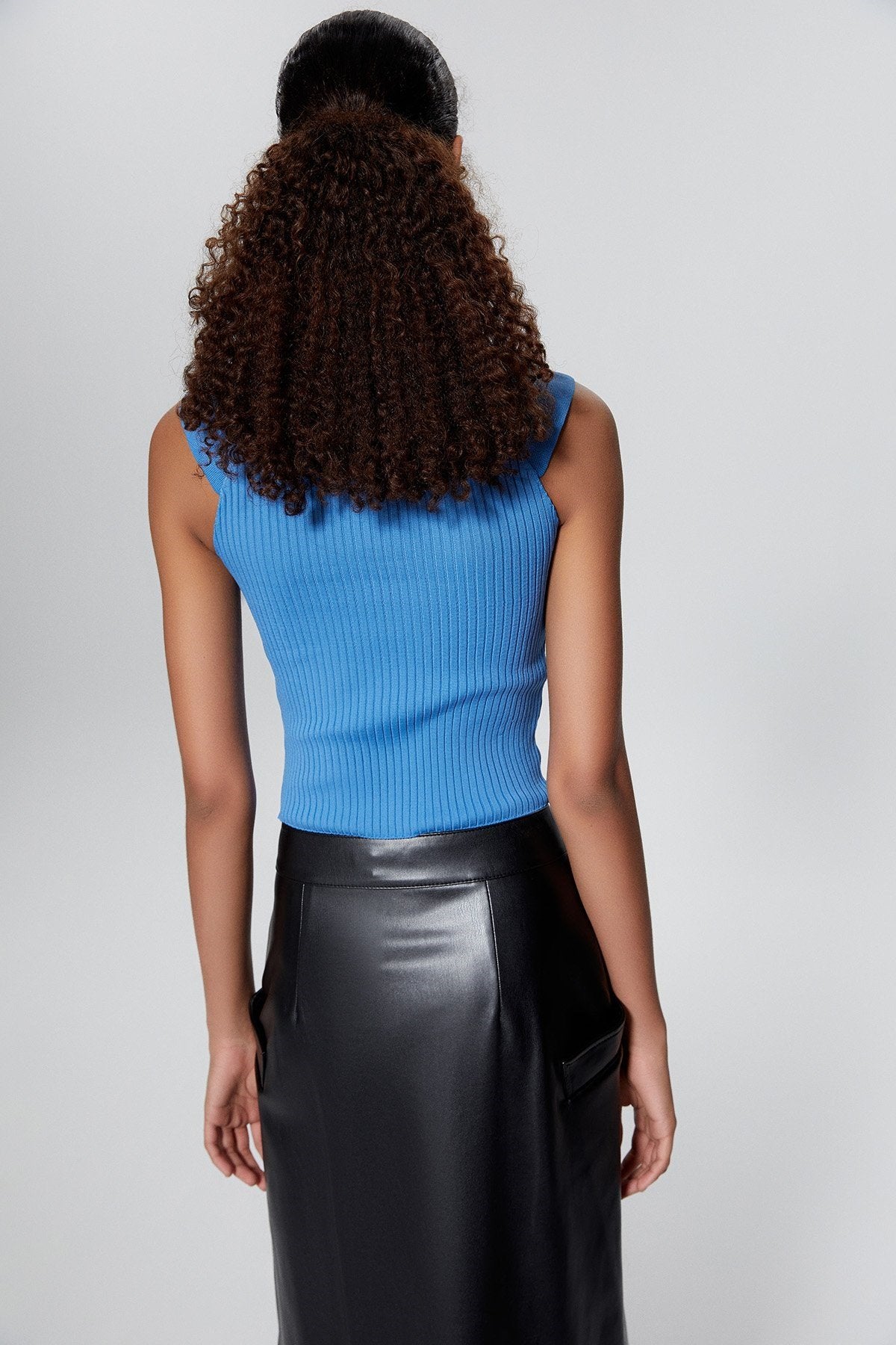 Fitilli Indigo Triko Top