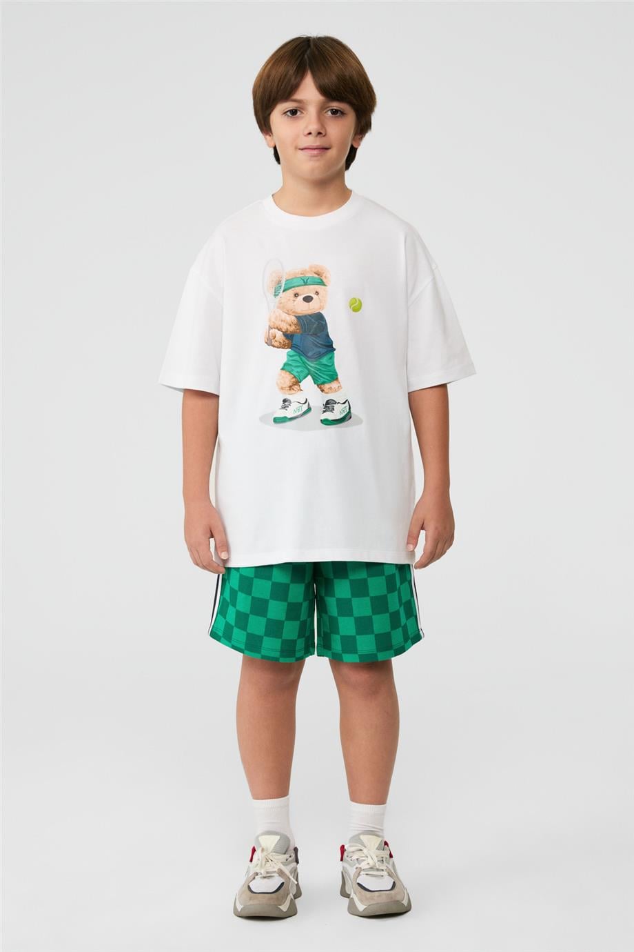 Erkek Çocuk Beyaz Tshirt