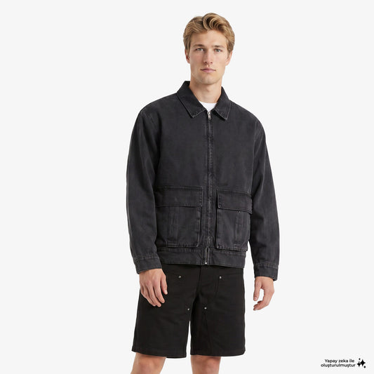 Huf Pacific Work Erkek Siyah Ceket