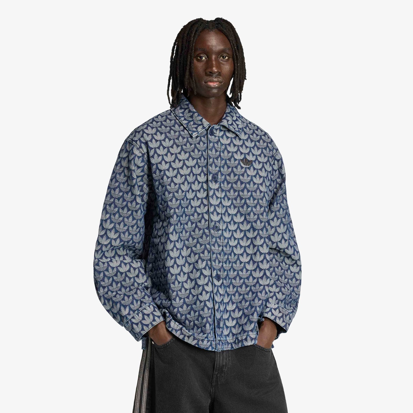 Adidas Denim Monogram Gömlek Erkek