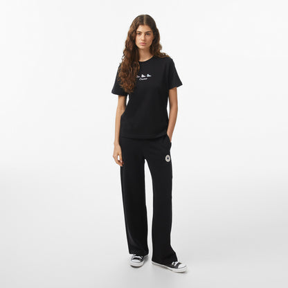 Converse Regular Fit Kadın Siyah T-shirt
