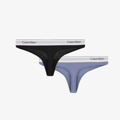 Calvin Klein Thong 2'li Modal Kadın Renkli Külot