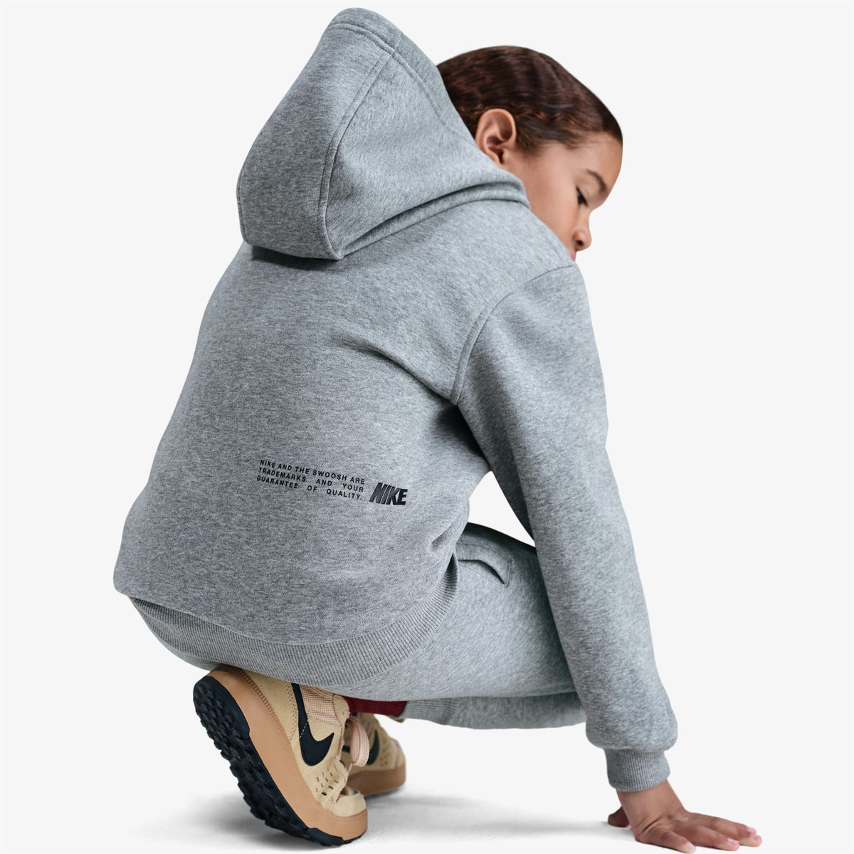 Nike Sportswear Club Fleece Çocuk Gri Sweatshirt