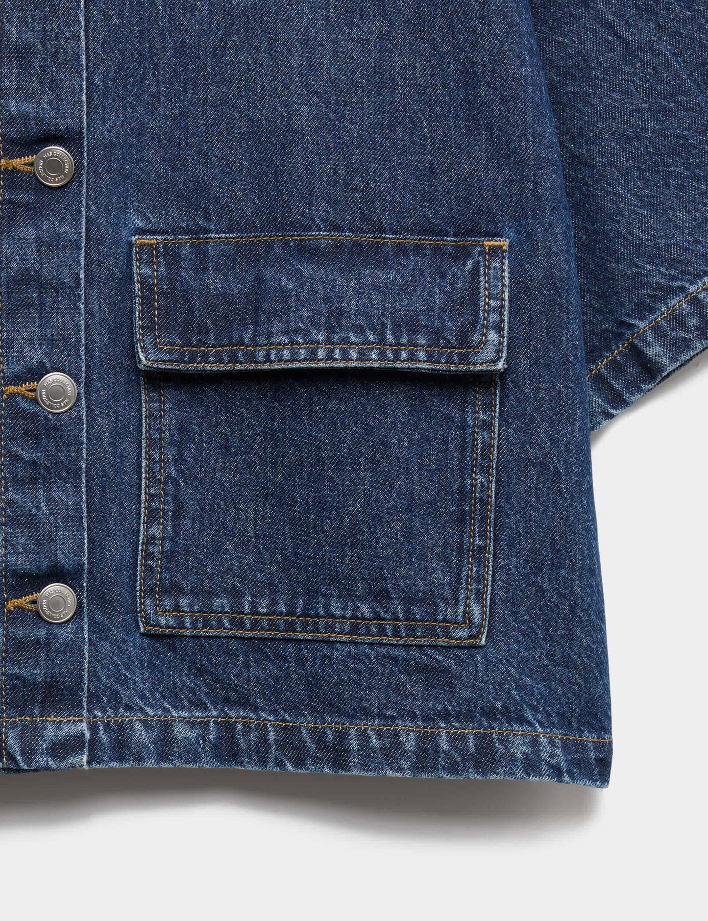 Denim Pamuklu Gömlek