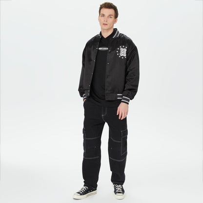 Huf Galactic Stack Baseball Erkek Siyah Ceket