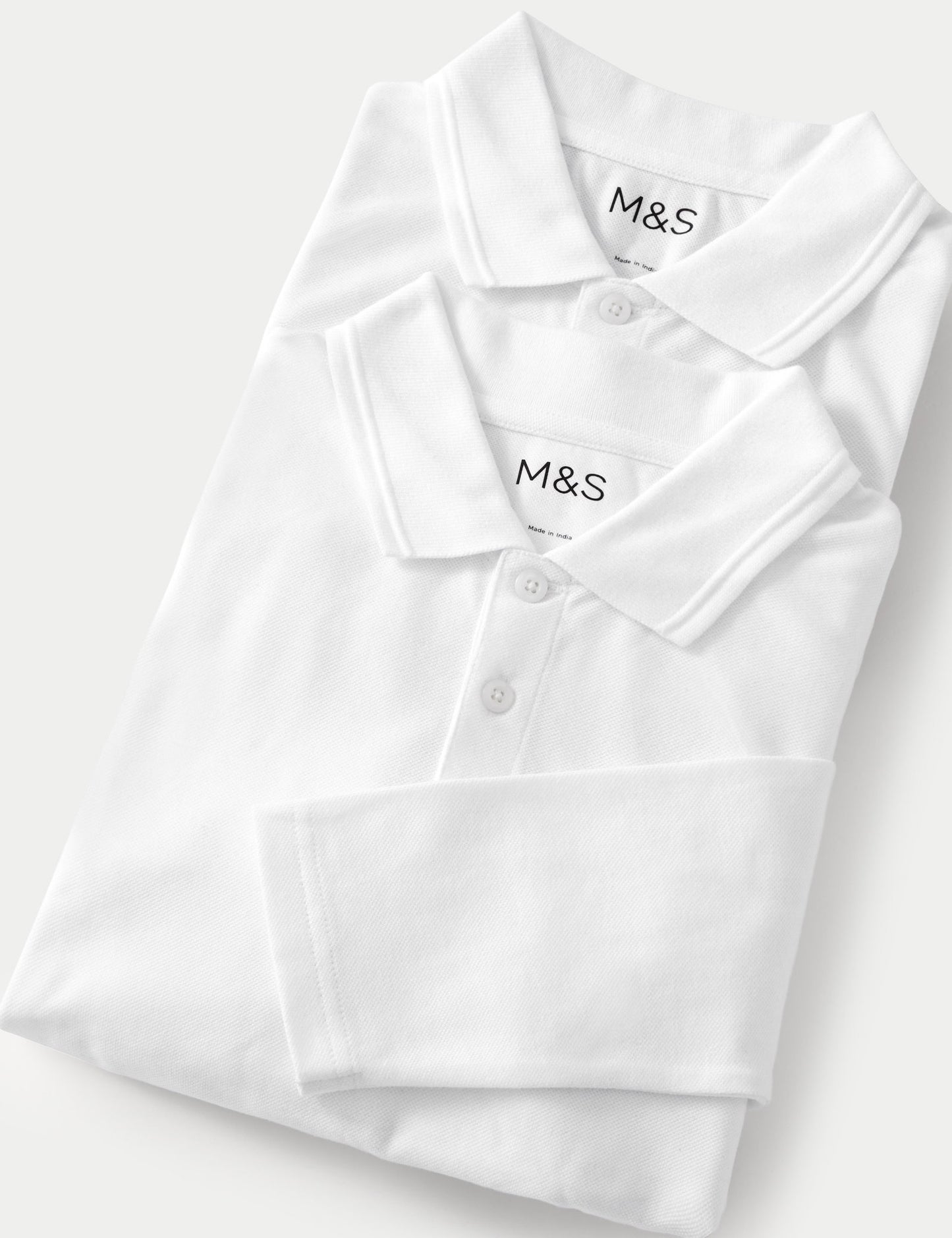 Saf Pamuklu 2'li Polo Yaka T-shirt (2-18 Yaş)