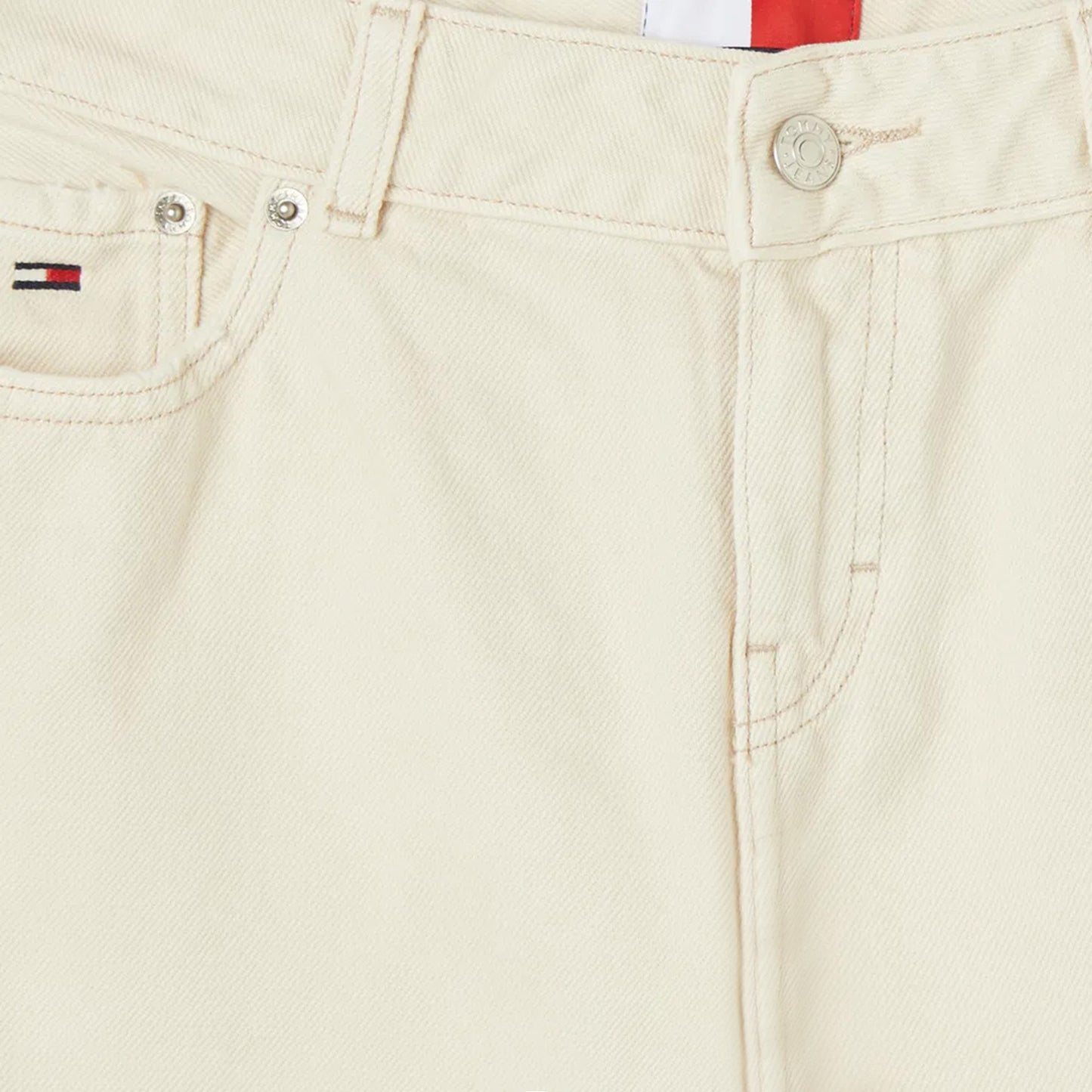 Tommy Jeans Sophie Denim Kadın Krem Pantolon