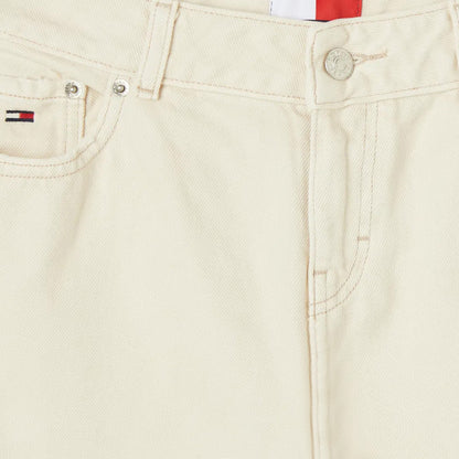 Tommy Jeans Sophie Denim Kadın Krem Pantolon