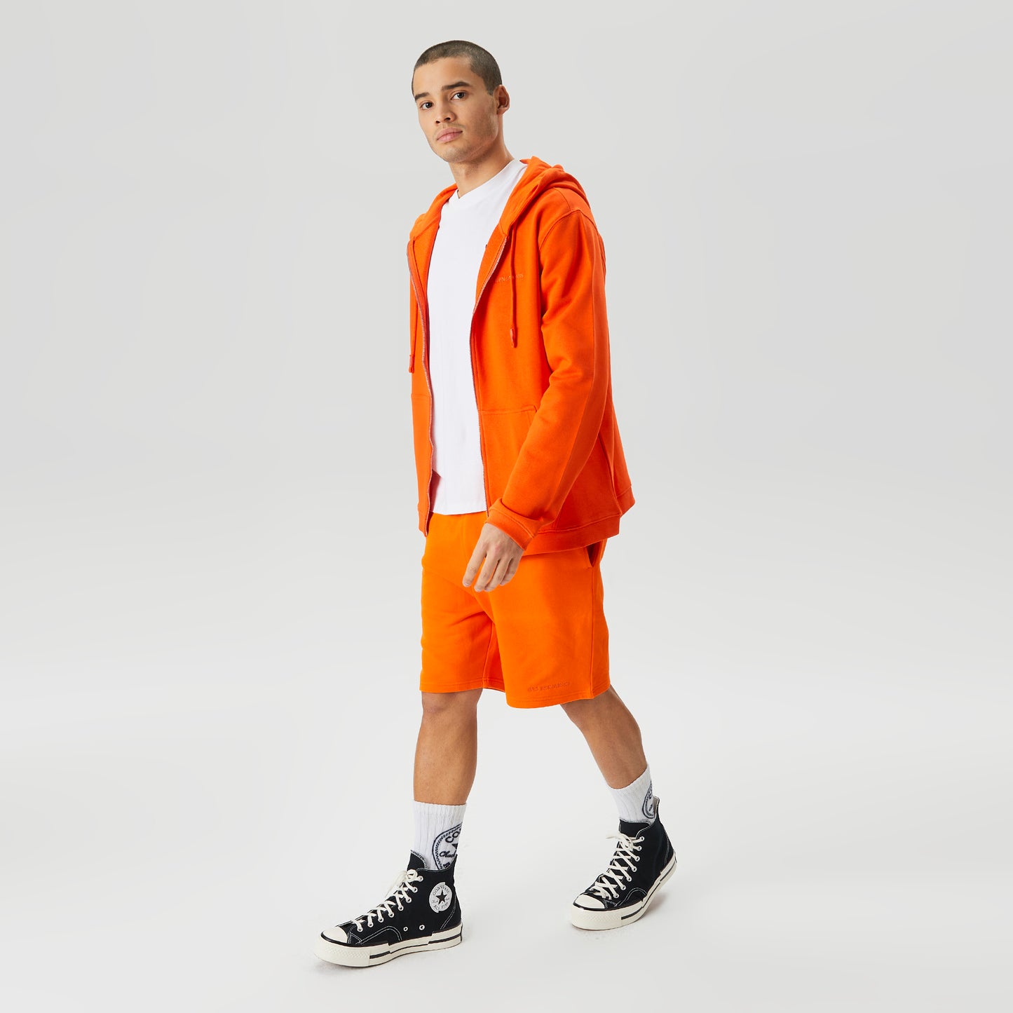 Les Benjamins Essential Erkek Turuncu Sweatshirt