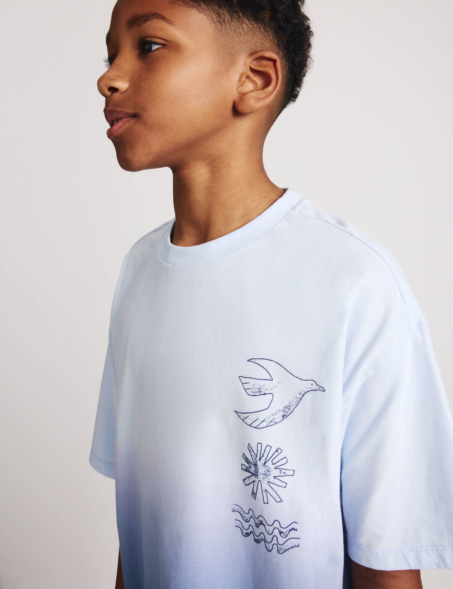 Saf Pamuklu T-shirt