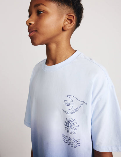 Saf Pamuklu T-shirt