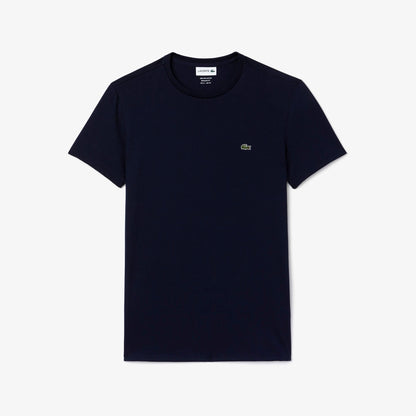 Lacoste Erkek Slim Fit Bisiklet Yaka Lacivert T-shirt