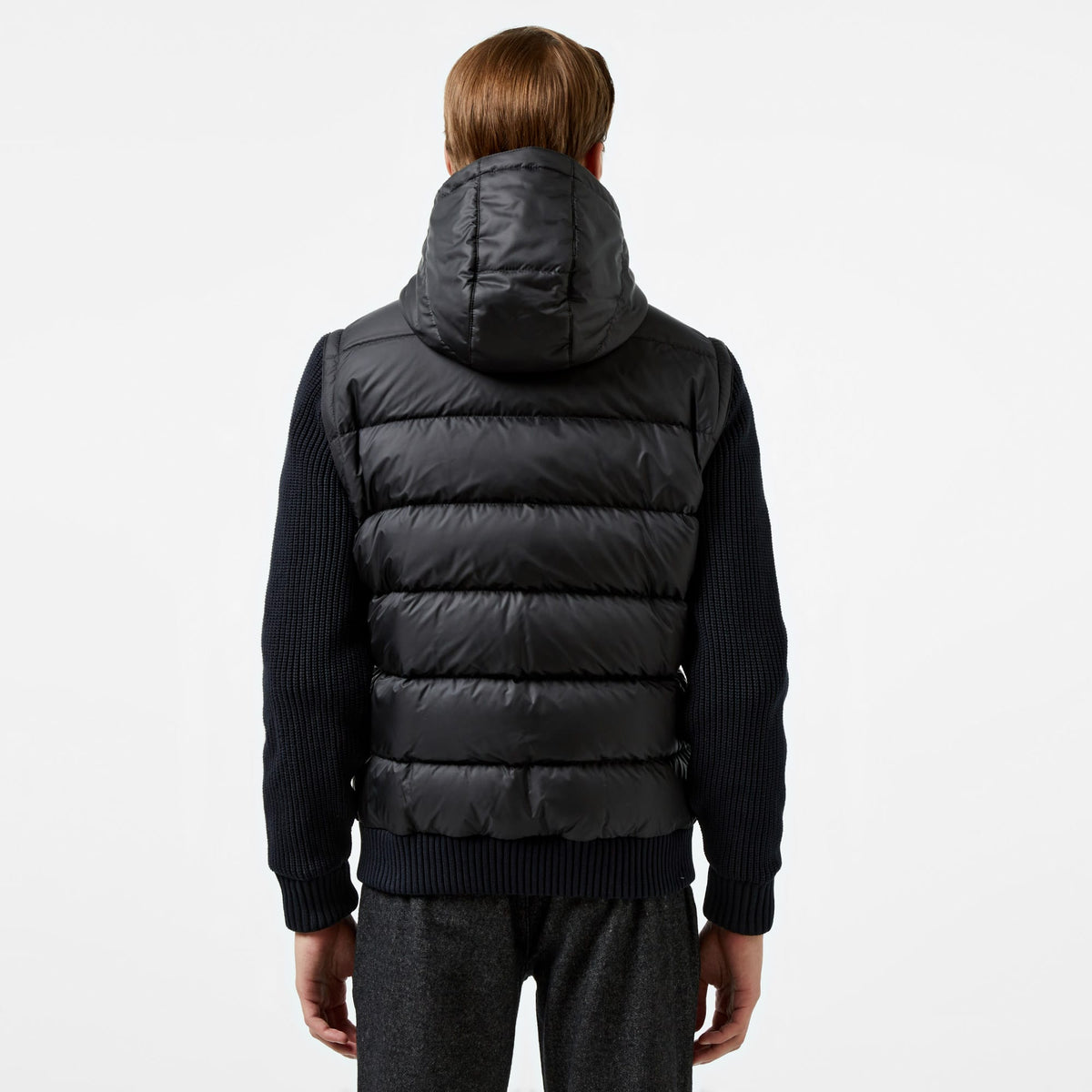 Lacoste Erkek Slim Fit Kapüşonlu Siyah Mont
