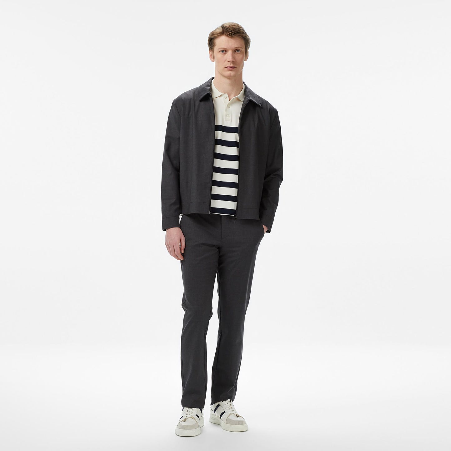 Nautica Erkek Gri Regular Fit Ceket