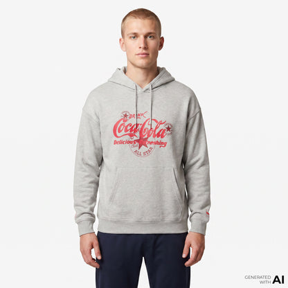 Converse X Coca-cola Erkek Gri Hoodie