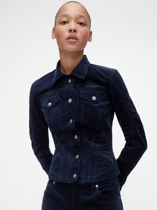 Lacivert Gapstudio Fitted Icon Corduroy Ceket