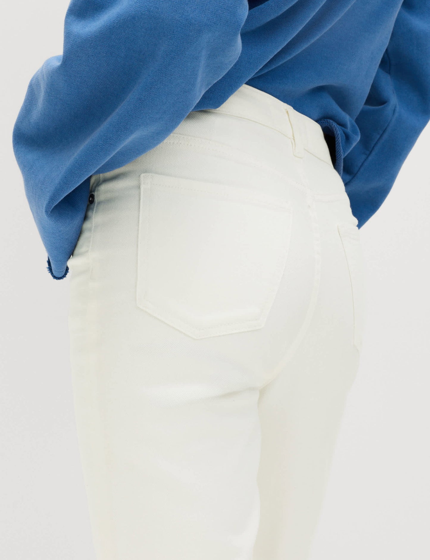 Pamuklu Cropped Pantolon