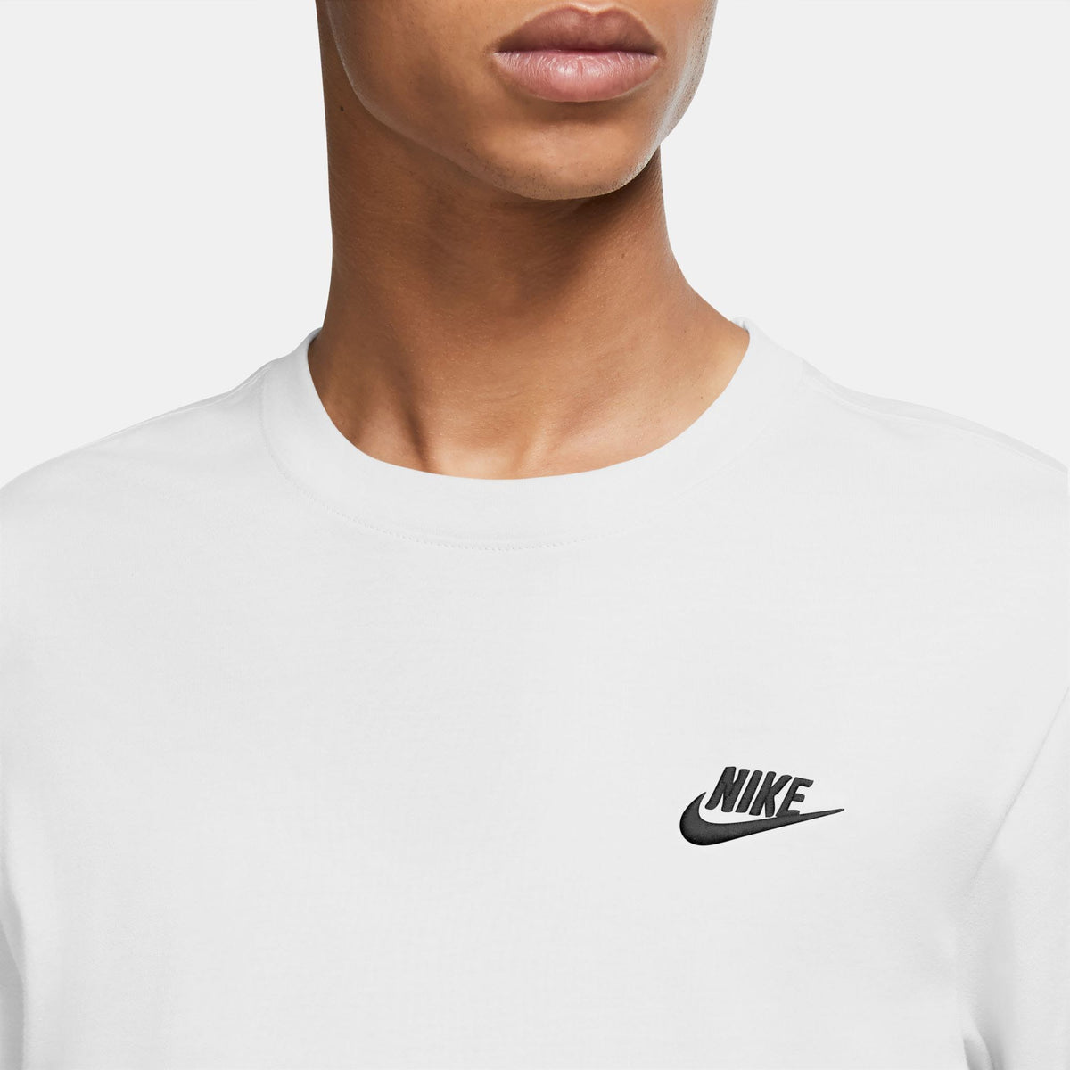 Nike Sportswear Club Erkek Beyaz Uzun Kollu T-shirt