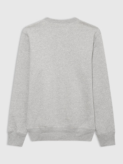 Gri Gap Logo Bisiklet Yaka Sweatshirt
