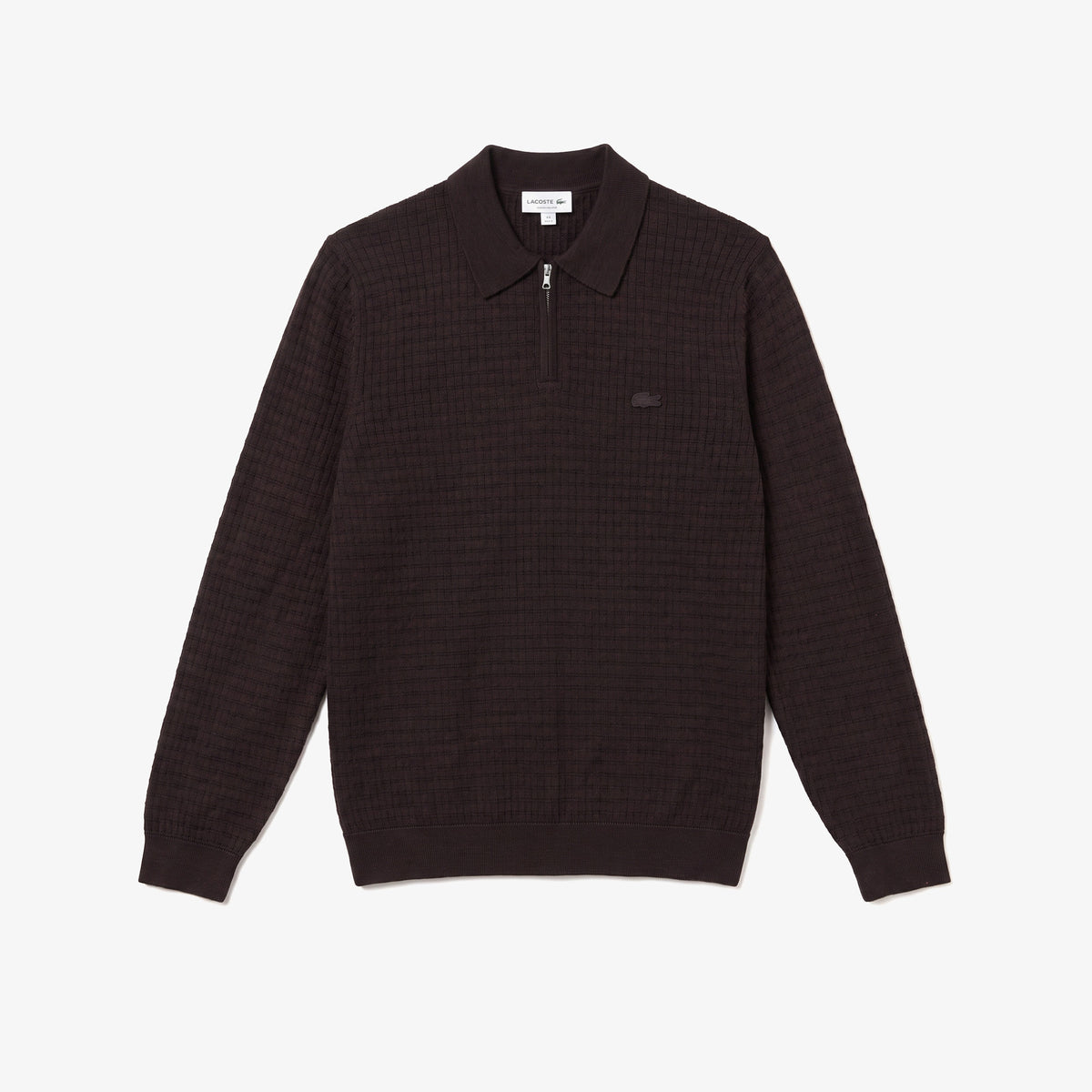 Lacoste Regular Fit Erkek Kahverengi Kazak