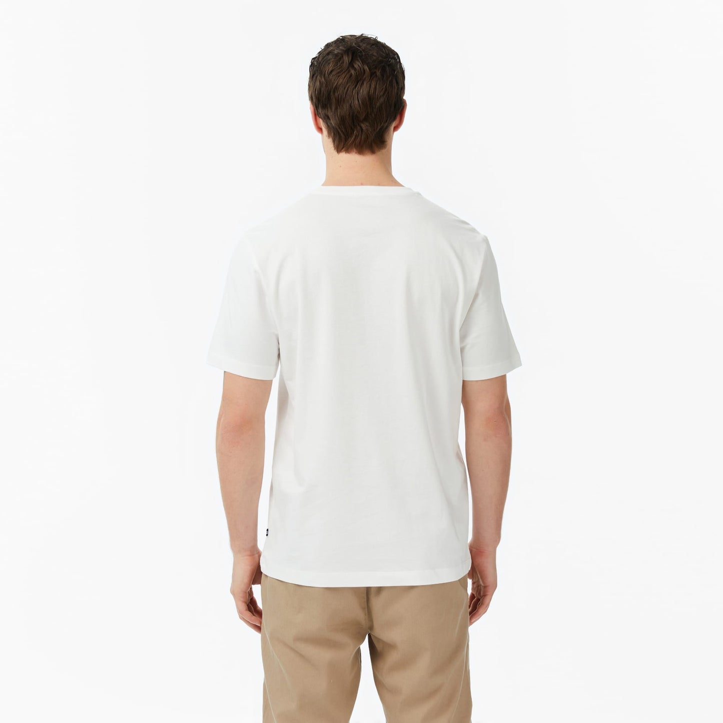 Nautica Erkek Beyaz Regular Fit Baskılı T-shirt