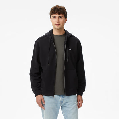 Calvin Klein Terry Monogram Erkek Siyah Hoodie