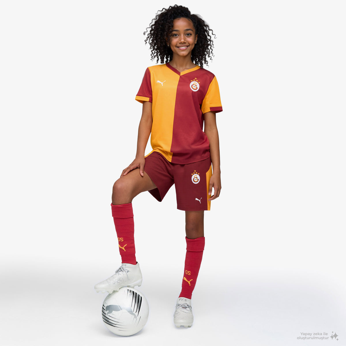 Puma Galatasaray Sk Çocuk Kırmızı Şort