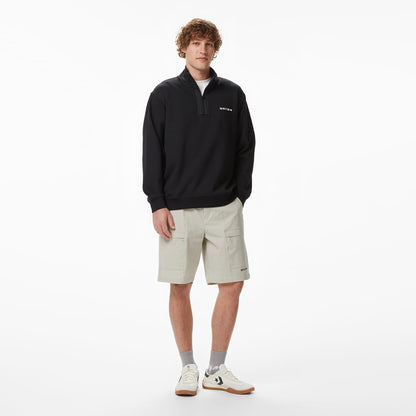 United4 Regular Fit Erkek Siyah Sweatshirt
