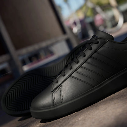 Adidas Grand Court Cloudfoam Comfort Erkek Siyah Spor Ayakkabı