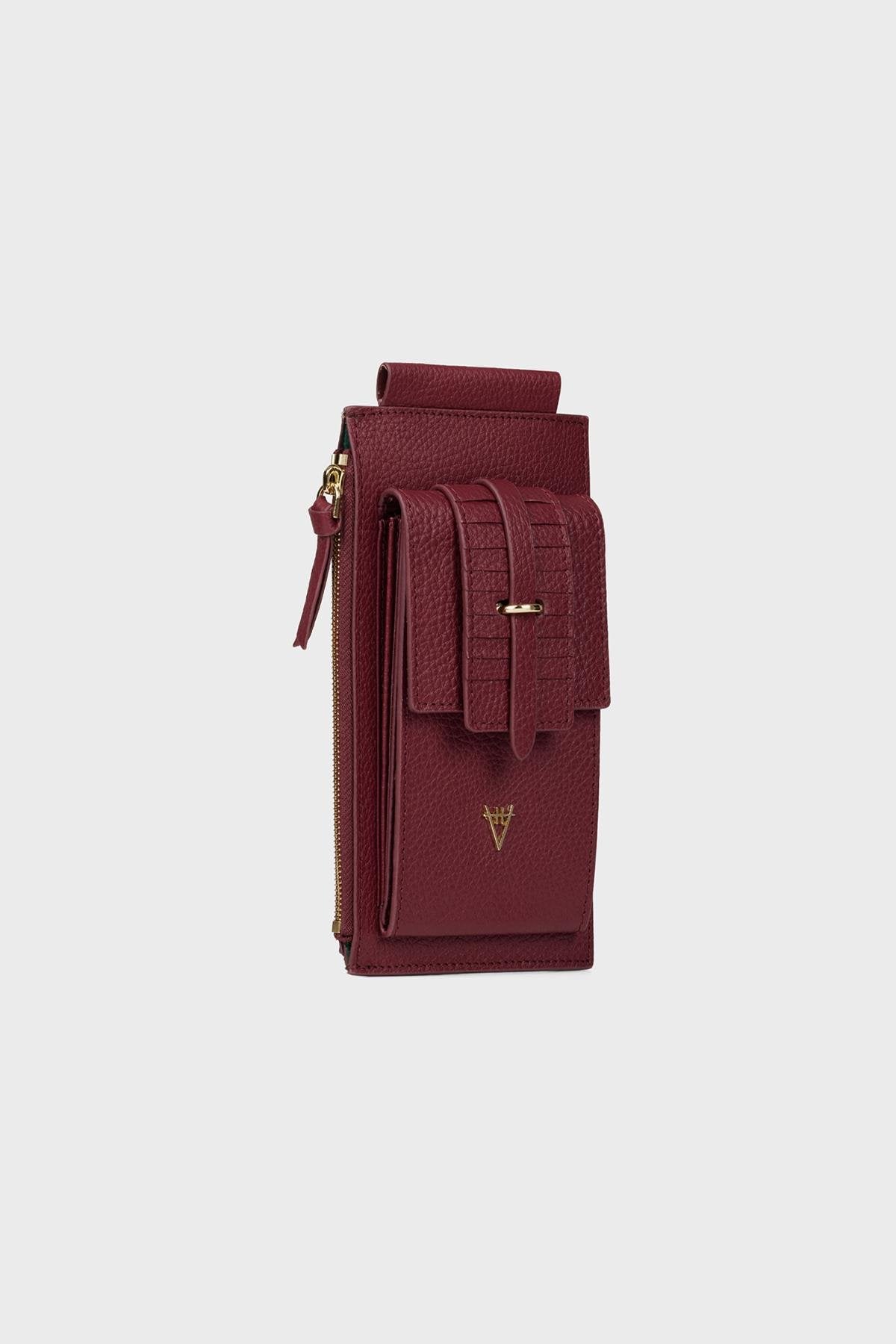 Crossbody Phone Burgundy Bag