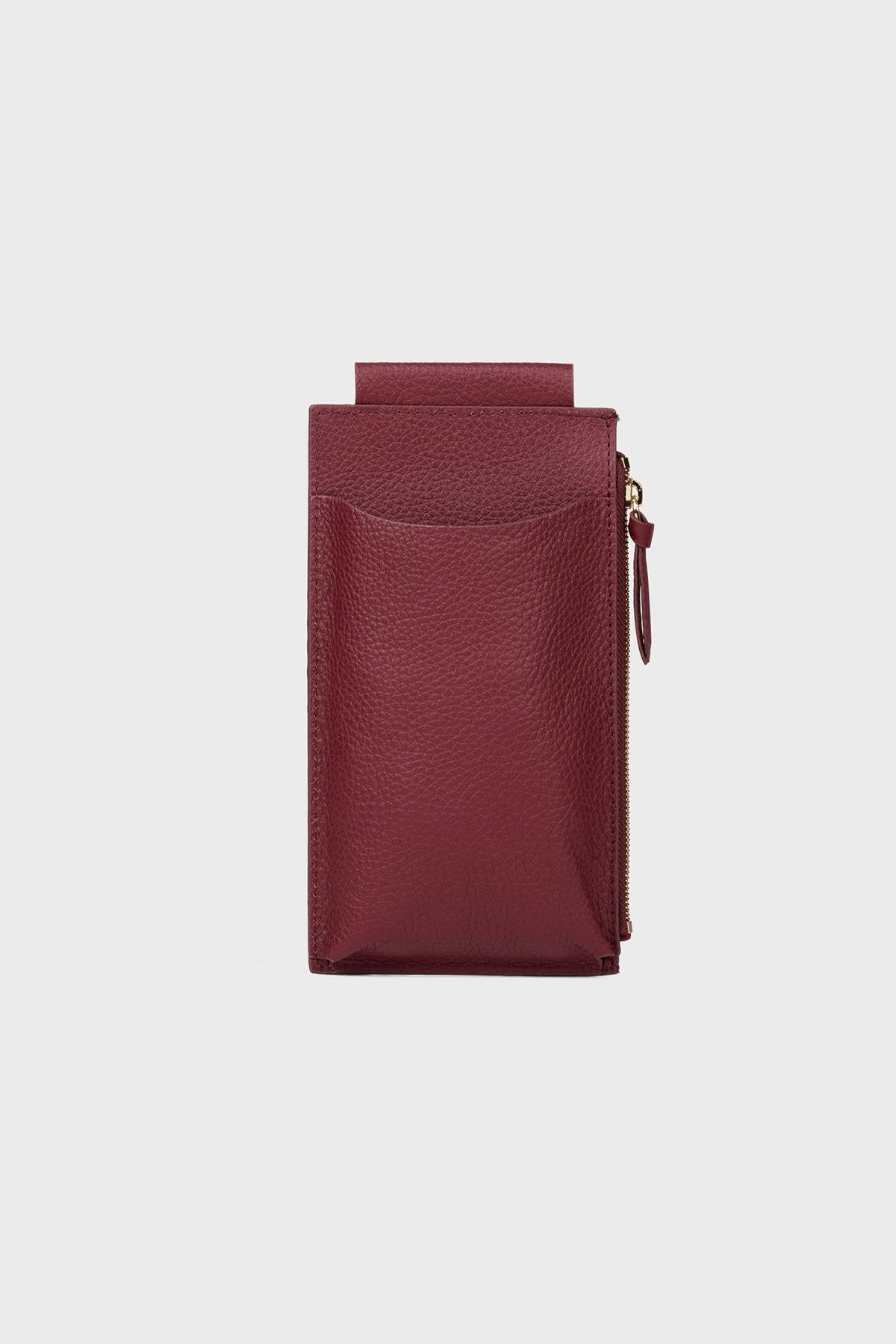 Crossbody Phone Burgundy Bag