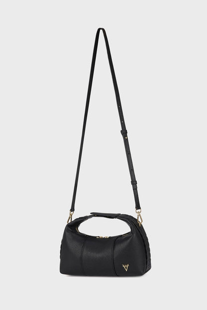 Midi Croissant Black Bag
