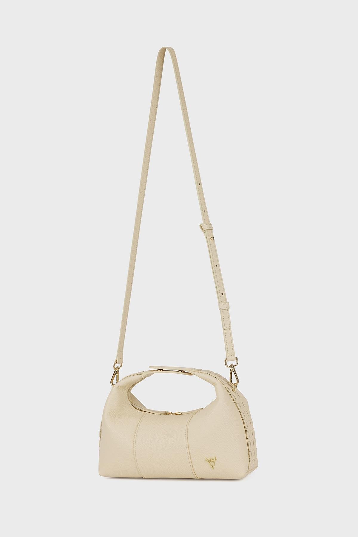 Midi Croissant Bone Bag