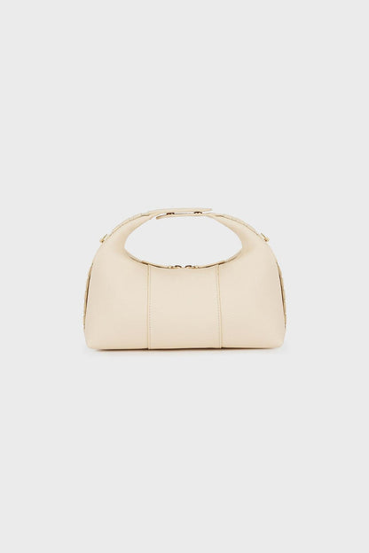 Midi Croissant Bone Bag
