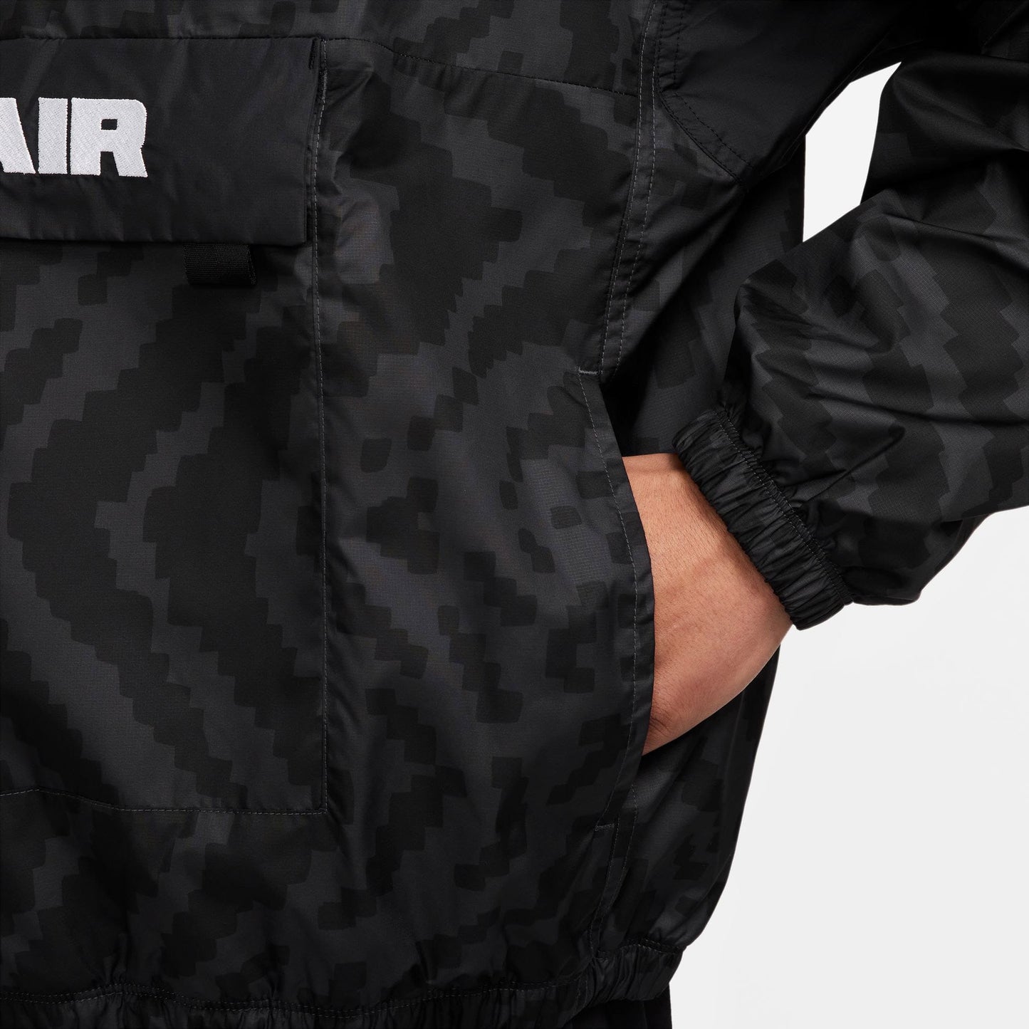 Nike Air Yarım Fermuarlı Erkek Siyah Ceket