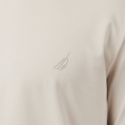 Nautica Erkek Bej Regular Fit T-shirt