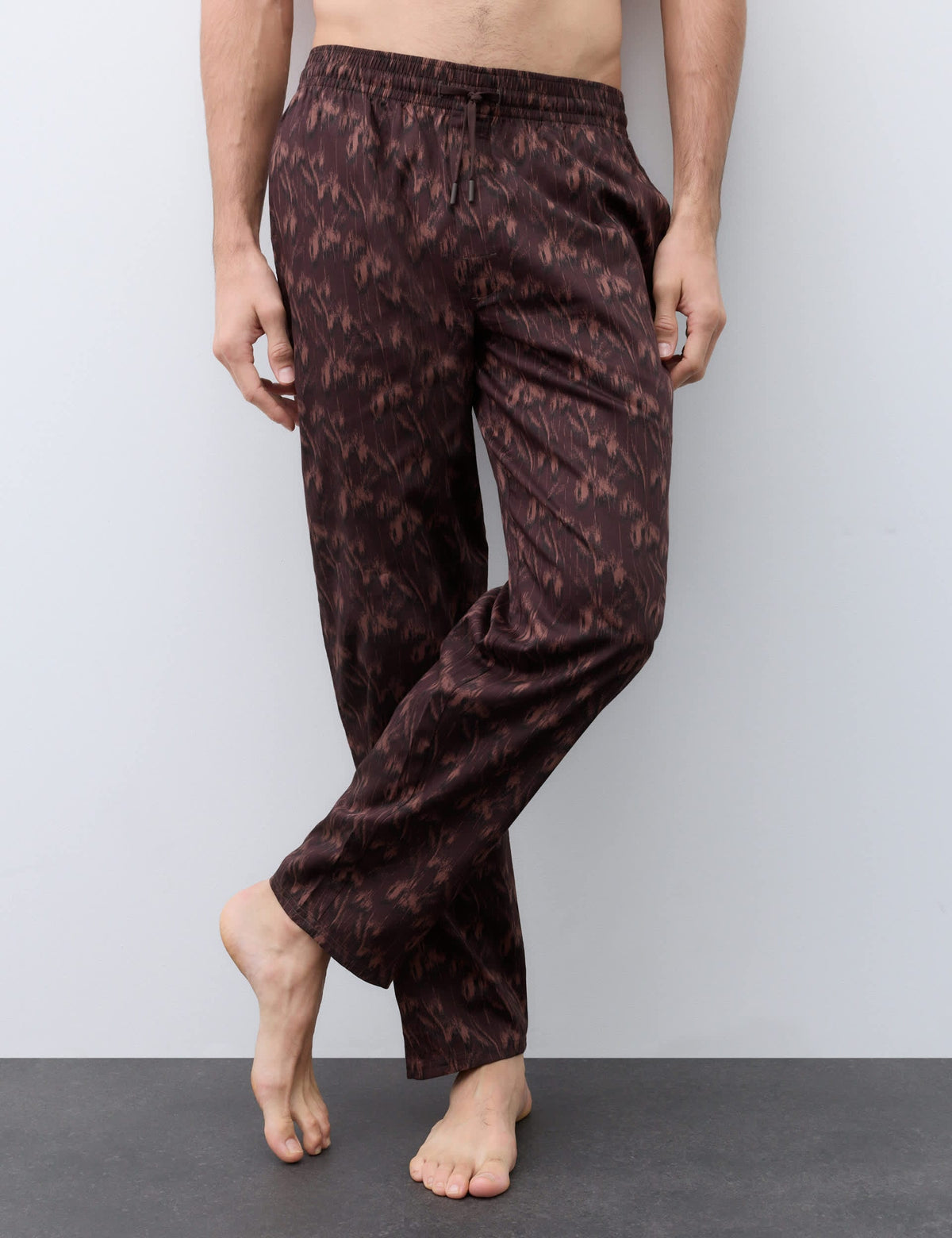 Pamuklu Desenli Pijama Altı