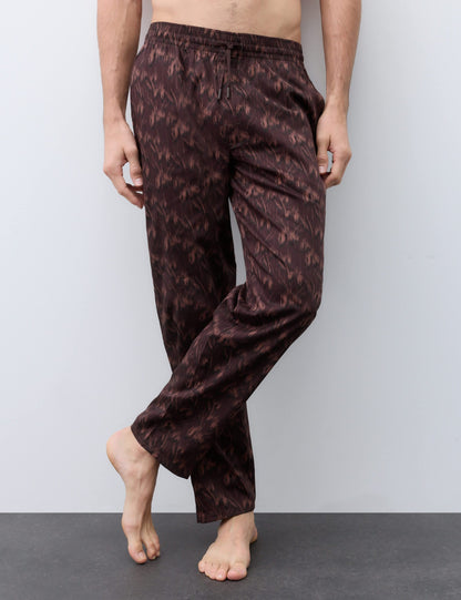 Pamuklu Desenli Pijama Altı
