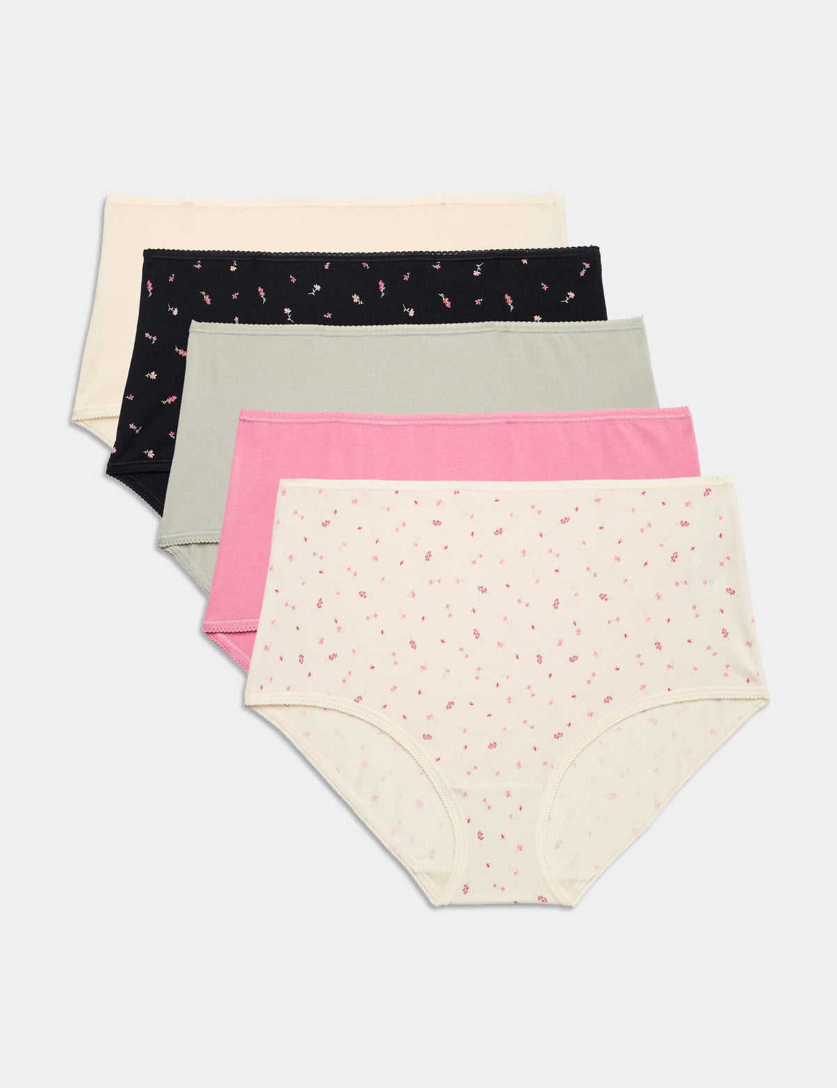 5'li Cotton Lycra® Full Brief Külot Seti