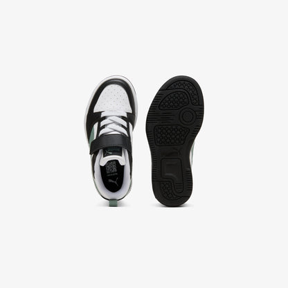 Puma Rebound V6 Lo Ac+ Ps Çocuk Siyah Spor Ayakkabı