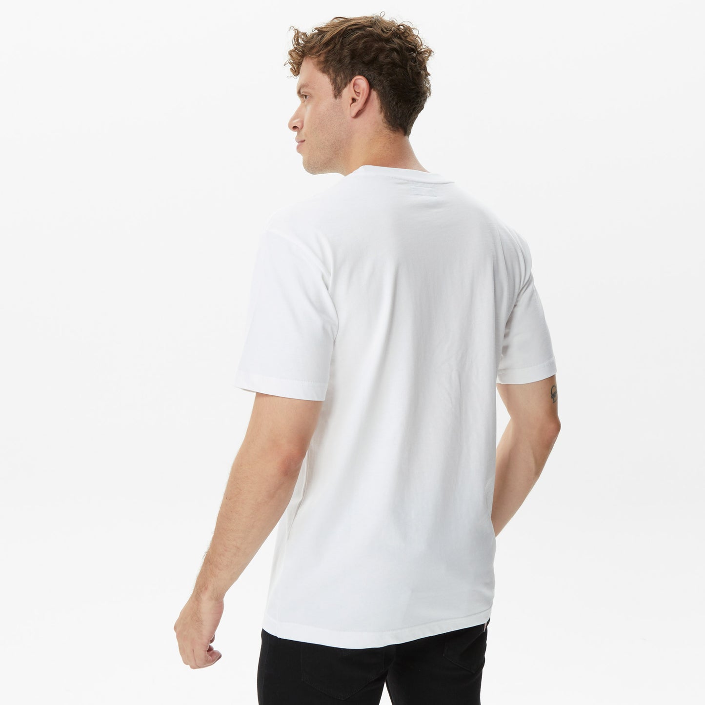 Market New Future Erkek Beyaz T-shirt
