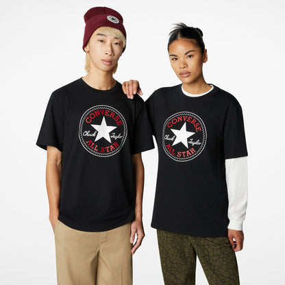 Converse Go-to All Star Patch Logo Unisex Siyah T-shirt