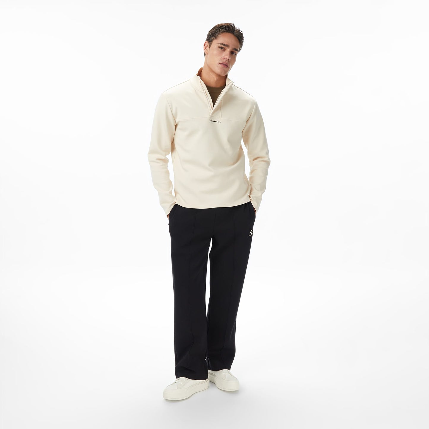 Converse Erkek Krem Sweatshirt