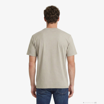 Calvin Klein Stretch Cotton Pique Nano Erkek Kahverengi T-shirt