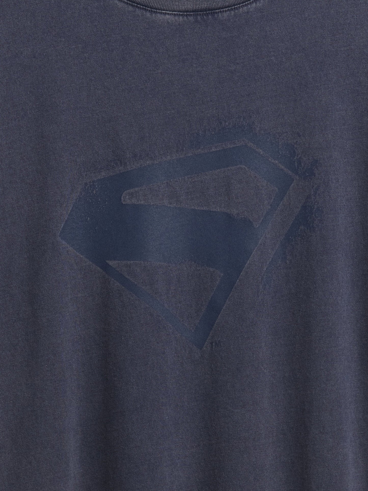 Lacivert Superman Oversized T-shirt