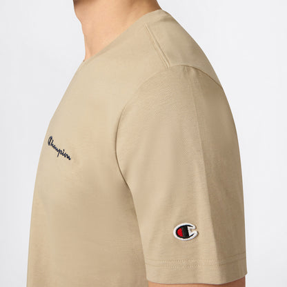 Champion Ss Regular Fit Erkek Bej T-shirt