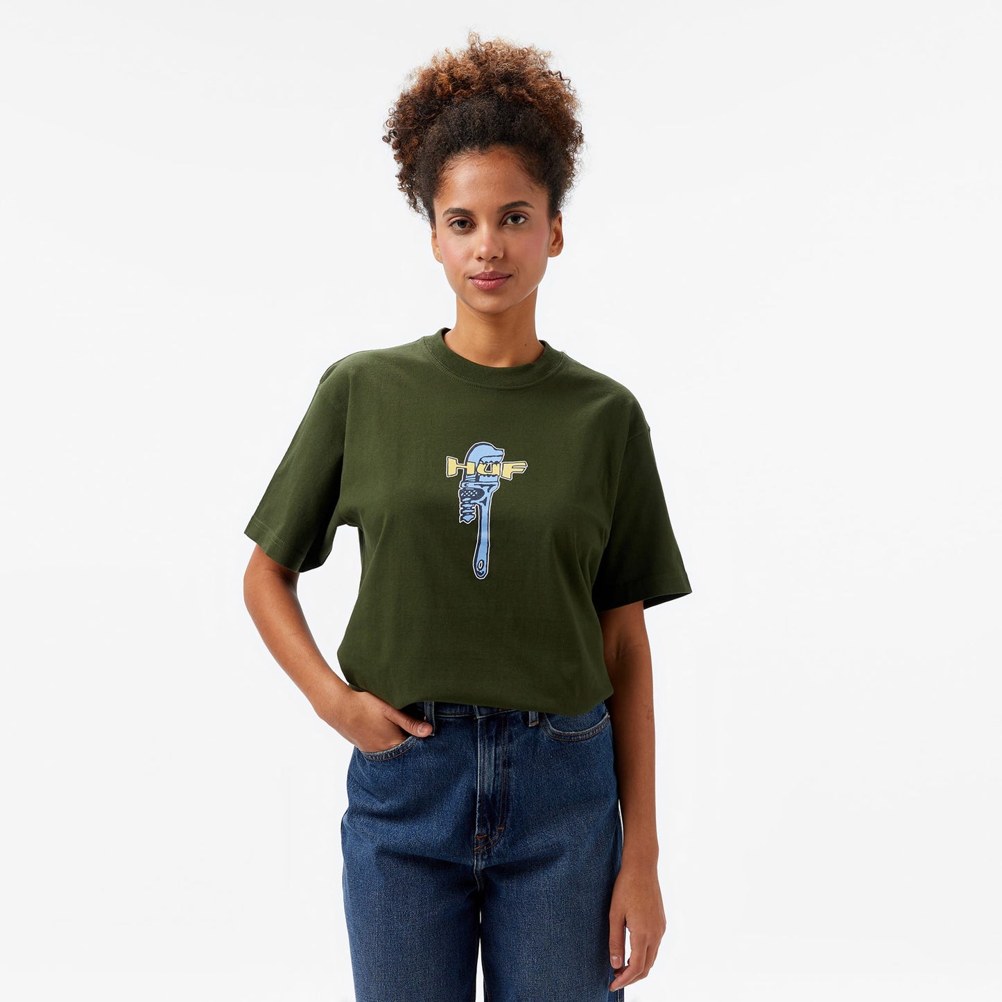 Huf Vise Erkek Yeşil T-shirt