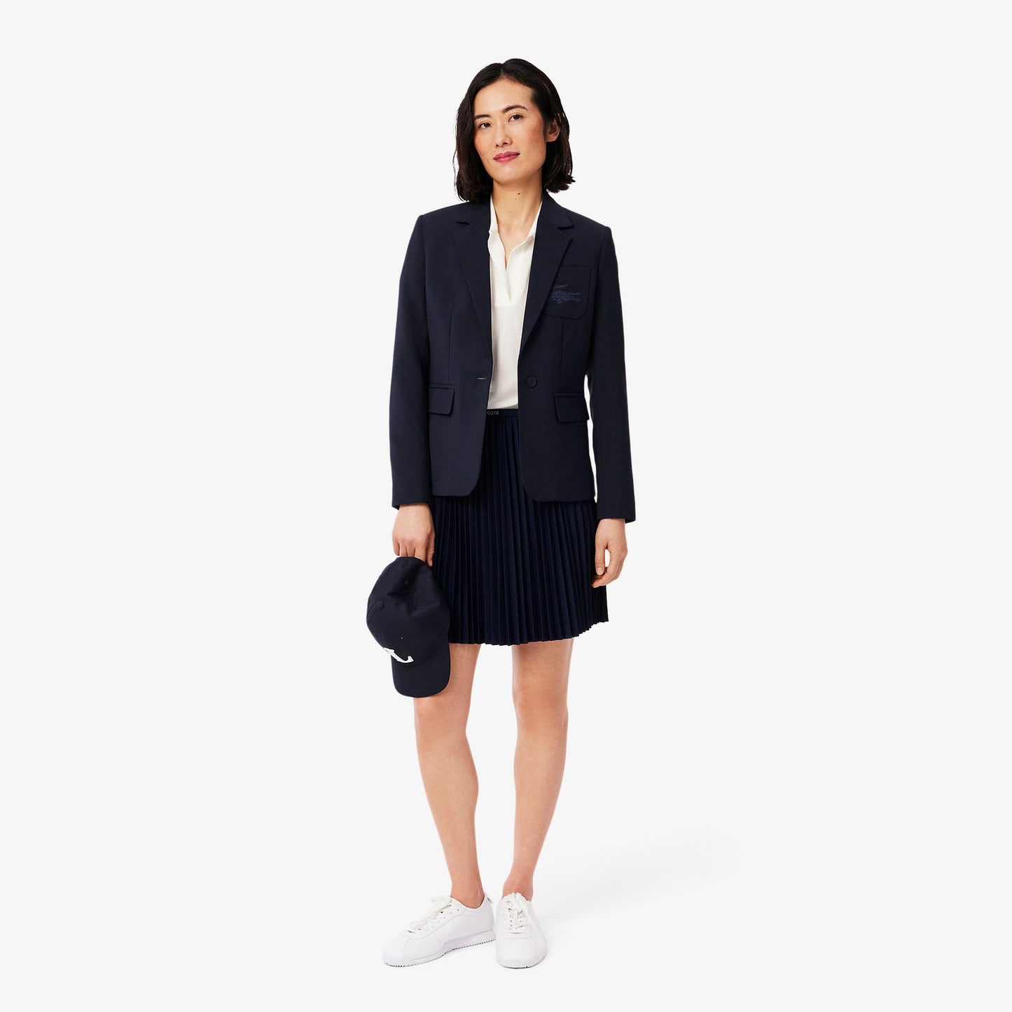 Lacoste Kadın Relaxed Fit Krem Polo