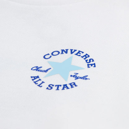 Converse Conjunto Essential Çocuk Beyaz/lacivert T-shirt Şort Takım